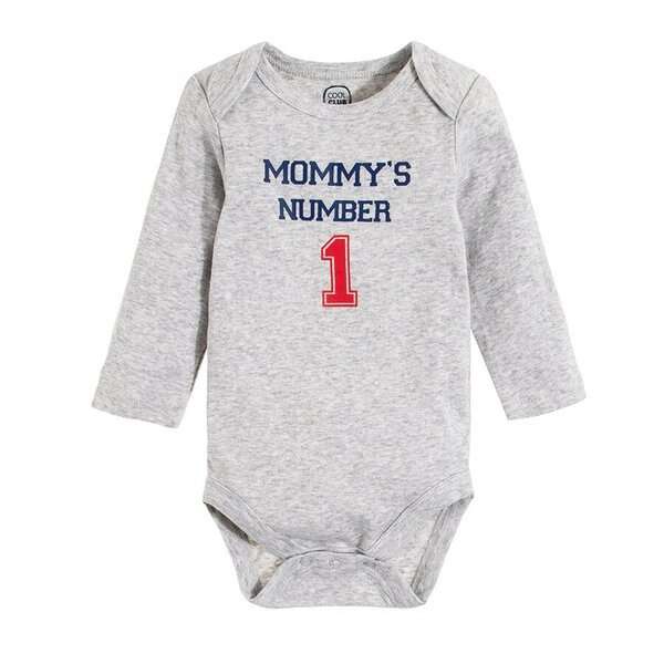 بادی آستین بلند نوزادی کول کلاب مدل CUB1802201