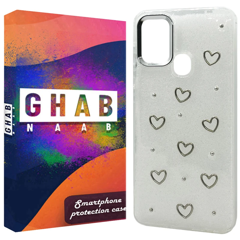 کاور قاب ناب مدل resin طرح قلب مناسب برای گوشی موبایل سامسونگ Galaxy A11 / M11