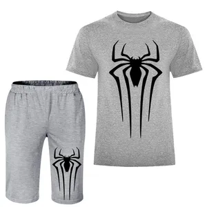 ست تی شرت و شلوارک مردانه مدل عنکبوت A150