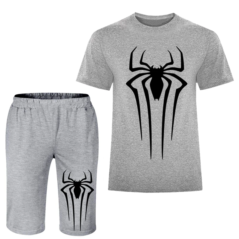 ست تی شرت و شلوارک مردانه مدل عنکبوت A150