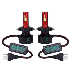 هدلایت لامپ خودرو دینکس مدل DX-125 دو رنگ پایه H4 بسته دو عددی