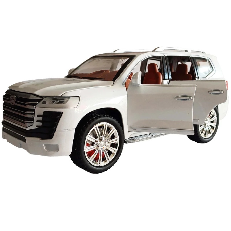 عکس شماره 17 : ماشین بازی مدل عقب کش فلزی سایز بزرگ طرح تویوتا لندکروز