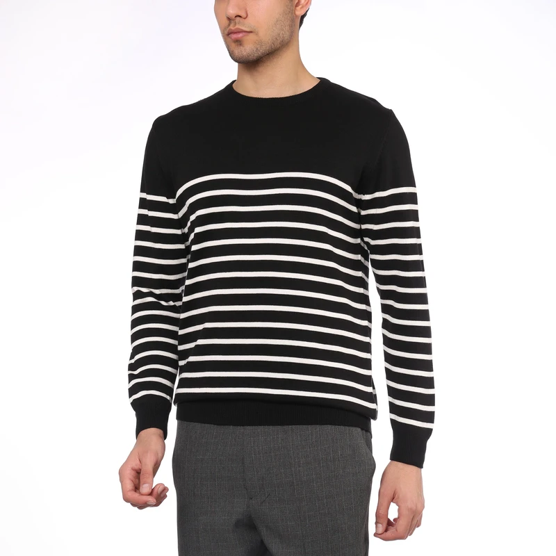 پلیور یقه گرد مردانه دیجی استایل اسنشیال مدل H1