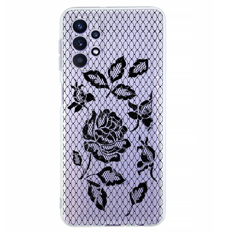 کاور مگافون طرح گل مدل C43-B مناسب برای گوشی موبایل سامسونگ Galaxy A32 5G / M32 5G 