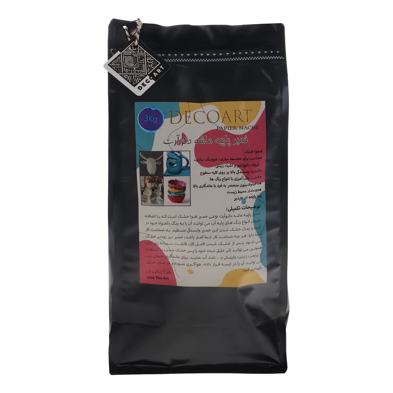 خمیر مجسمه سازی آماده پاپیه ماشه دکوآرت مدل DP3