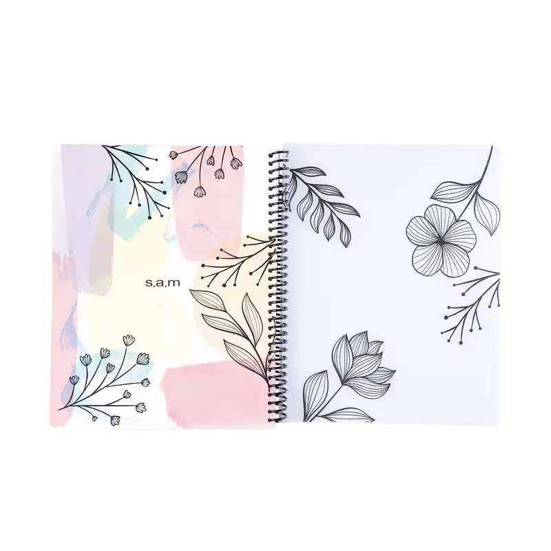 دفتر مشق 200 برگ سم مدل سه بعدی طرح بهار