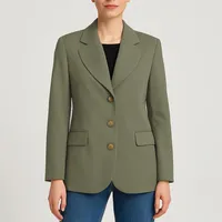 کت زنانه ریسانی مدل 5405 رنگ سبز