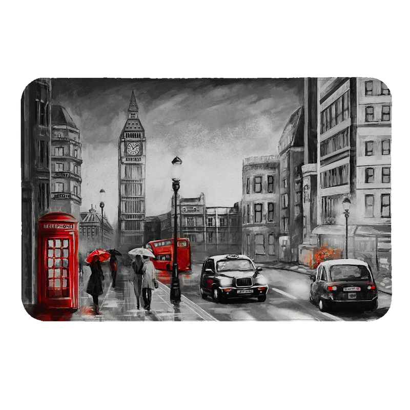  پادری طرح خیابان کد 5672 سایز 60 × 40 سانتی‌متر