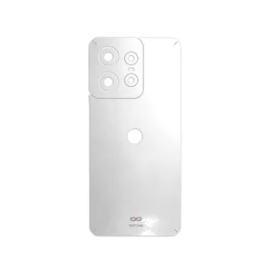 MAHOOT Metallic-White-FullSkin Cover Sticker for Motorola Edge 50 Pro