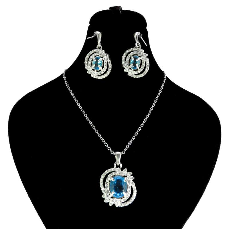 نیم ست نقره زنانه کد AV138