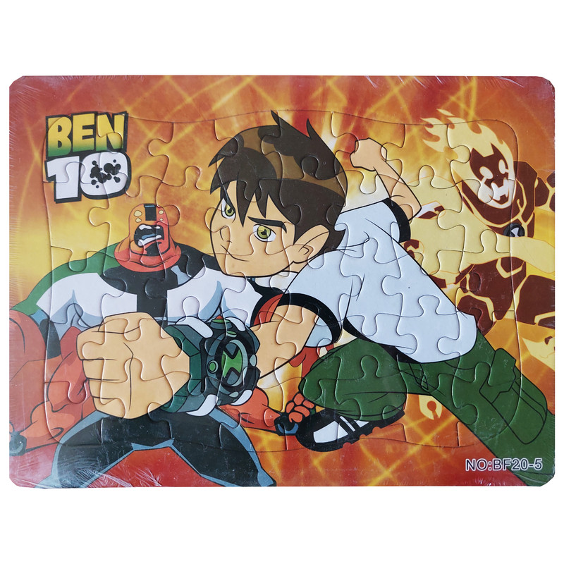 پازل 40 تکه مدل مقوایی طرح BEN10