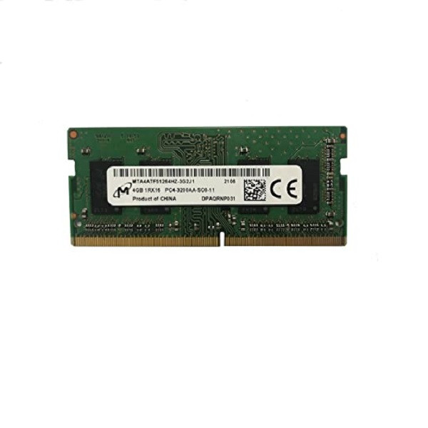 رم لپتاپ DDR4 تک کاناله 3200 مگاهرتز CL22 میکرون مدل PC4-25600 ظرفیت 4 گیگابایت