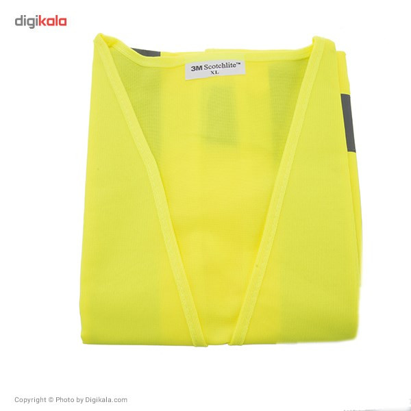 جلیقه ایمنی شبرنگ Scotchlite سایز XL