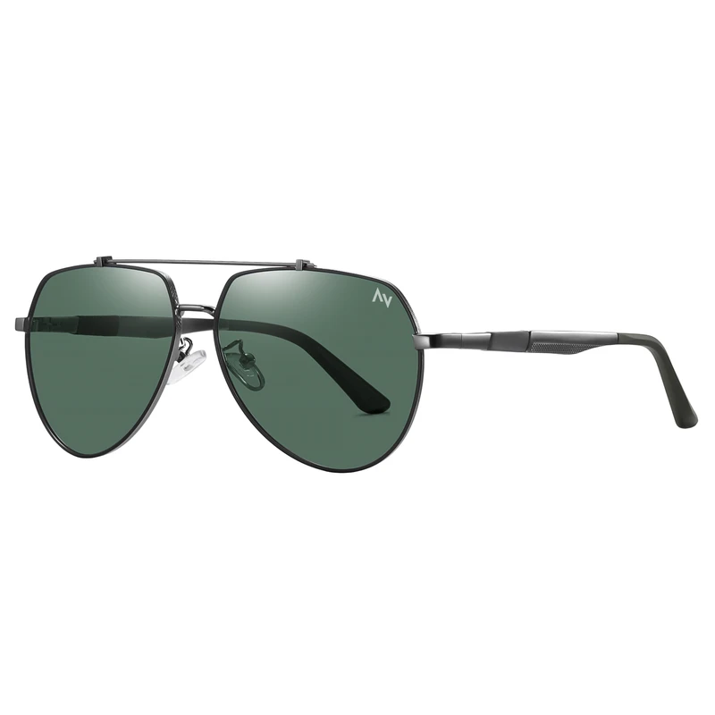 عینک آفتابی خلبانی مردانه آلبرت وگ مدل 6322C21P144 Polarized Sacramento