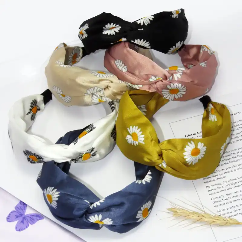 تل مو زنانه مدل گل بابونه کد 442