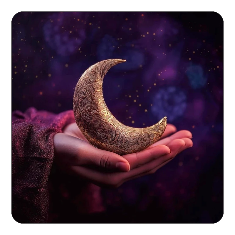 مگنت کاکتی طرح ماه و ستاره مدل mp51764