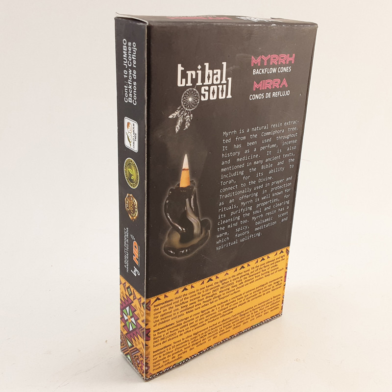 عود دست ساز تریبال سولد مدل آبشاری طرح myrrh کد 476