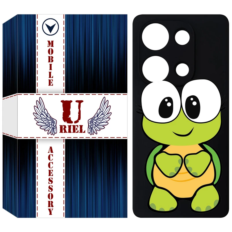 کاور یوریل مدل KSH کد 59 طرح لاکپشت مناسب برای گوشی موبایل شیائومی Redmi Note 13 Pro 4G / Poco M6 Pro 4G