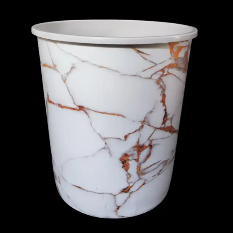 سطل زباله طرح سنگ مرمر