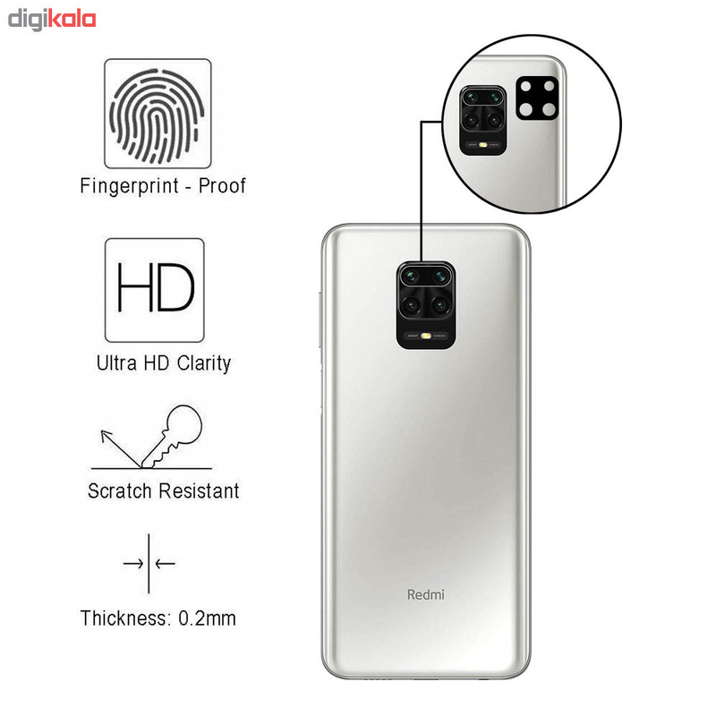 محافظ لنز دوربین روبیکس مدل FLZ-Note9pro مناسب برای گوشی موبایل شیائومی Redmi note 9 pro