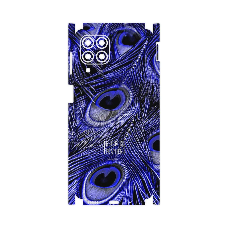 برچسب پوششی ماهوت مدل Purple Feather-FullSkin مناسب برای گوشی موبایل سامسونگ M53