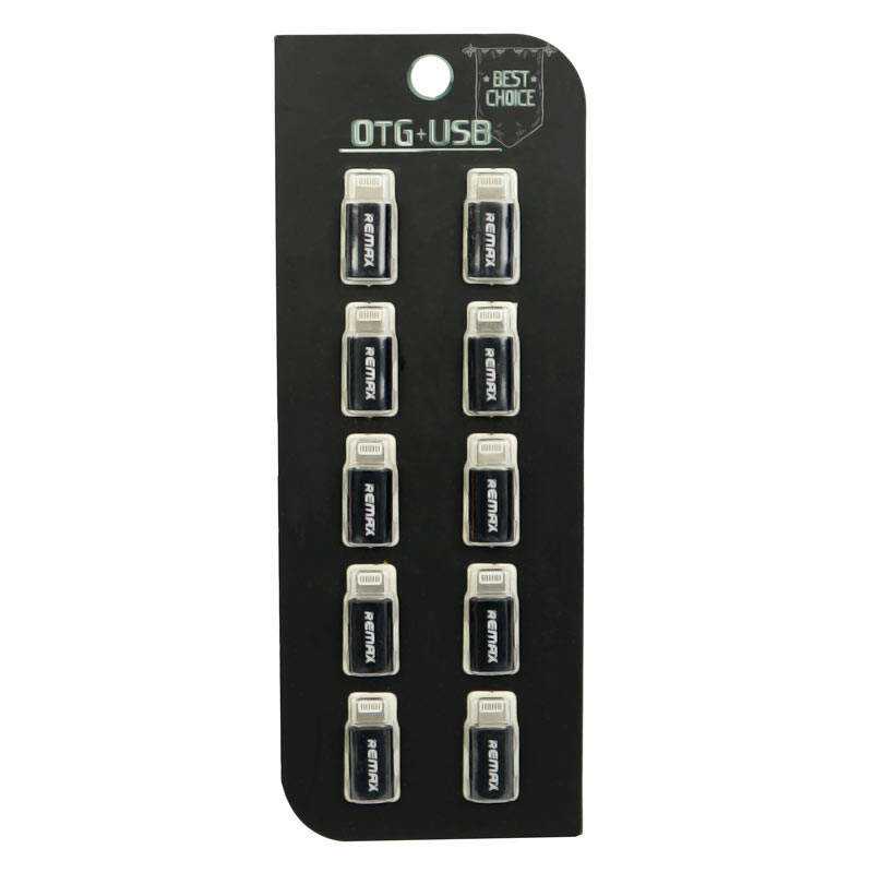 مبدل microUSB به لایتنینگ ریمکس مدل 1013277 بسته 10 عددی