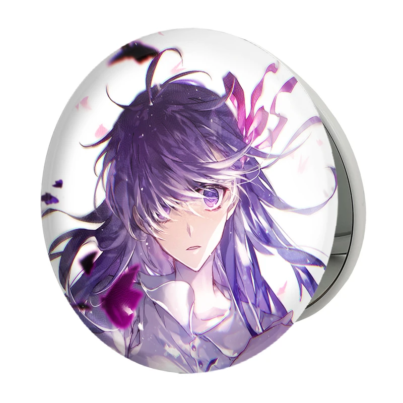 آینه جیبی خندالو طرح ساکورا انیمه فیت استی نایت Fate Stay Night مدل تاشو کد 22788 