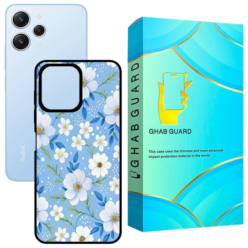 کاور قاب گارد طرح گل گلی مدل GCHPR12 مناسب برای گوشی موبایل شیائومی Redmi 12 4G / Redmi 12 5G / Poco M6 Pro 5G