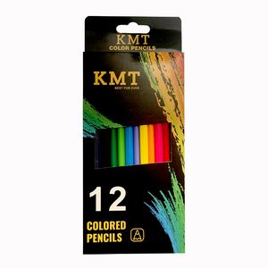 مداد رنگی 12 رنگ کی ام تی مدل Km12