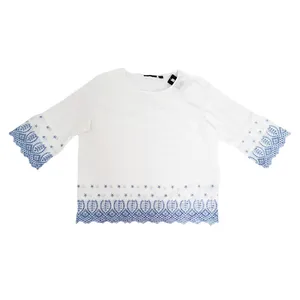 بلوز آستین سه ربع زنانه اسمارا مدل 4