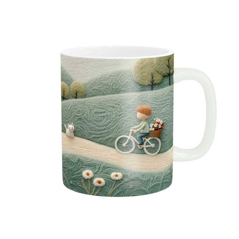   ماگ پاد آفرین طرح پسرک کد 3902