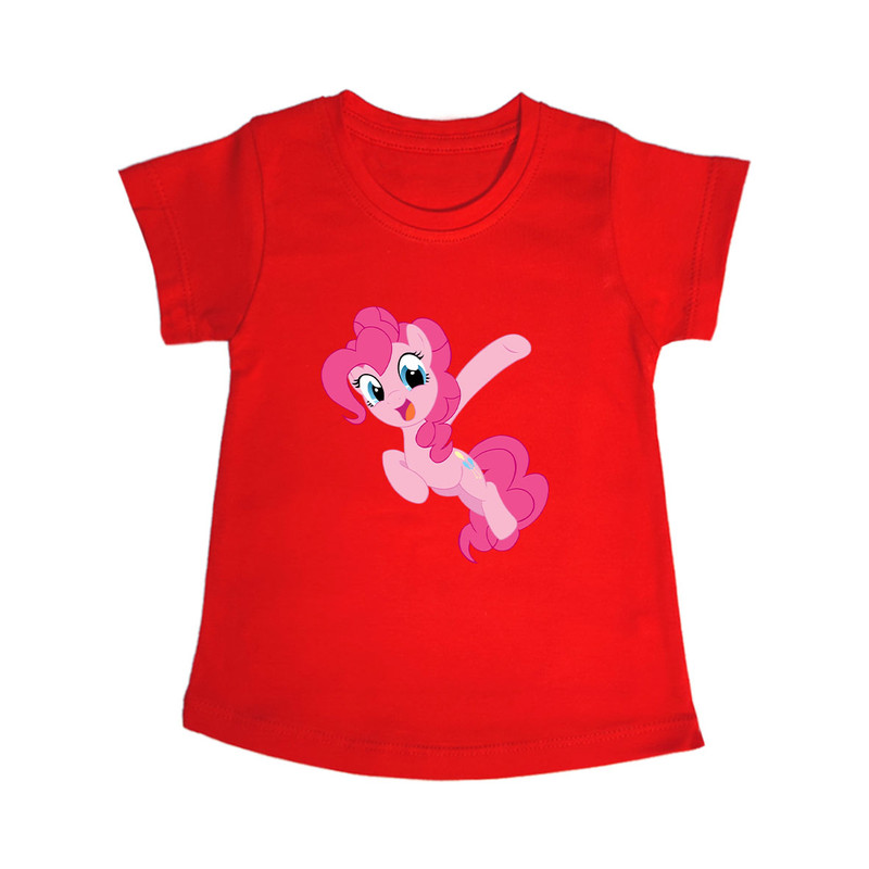 تی شرت آستین کوتاه دخترانه مدل pinkie pie 03Rd