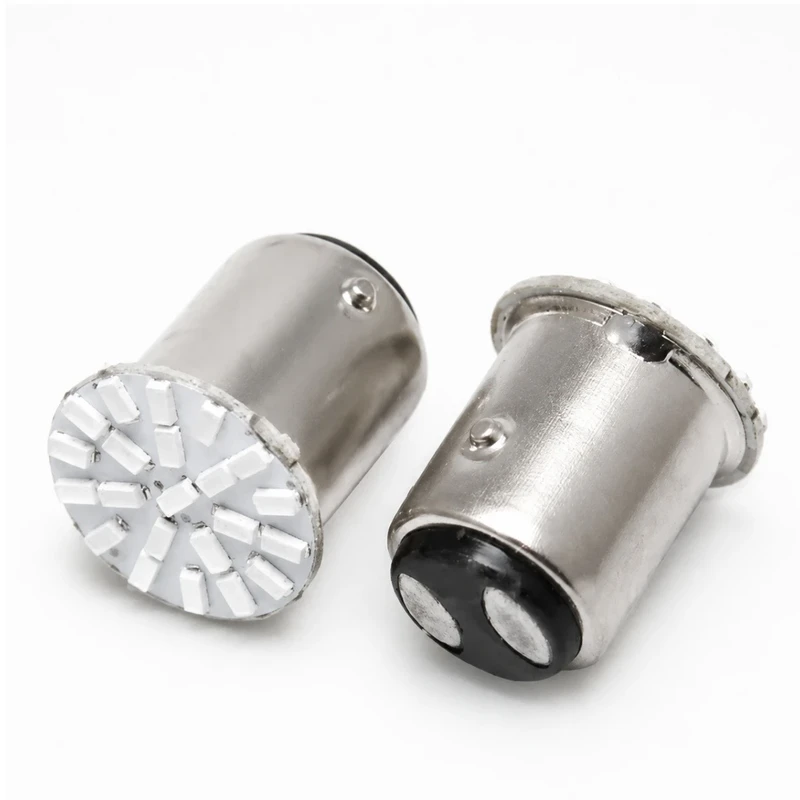 لامپ ال ای دی خودرو سام مدل فندقی 22smd کد R2 پایه دوکنتاکت مجموعه دو عددی