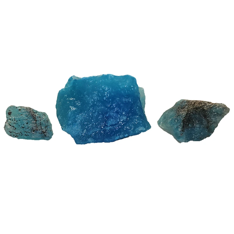 سنگ نمک دکوری مدل کریستالی PRW27  بسته 3 عددی