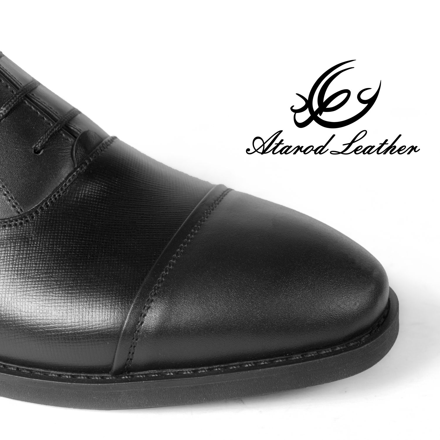 کفش مردانه چرم عطارد مدل چرم طبیعی کد SH86 -  - 11