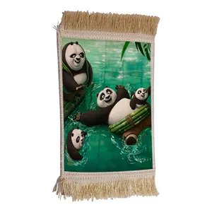 فرش ماشینی دیوارکوب مدل پاندا کونگ فو کار کد 4