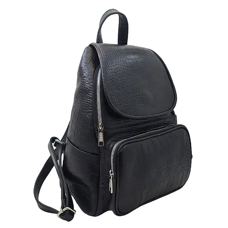 کوله پشتی زنانه مدل چرم طبیعی گاوی کد B-423