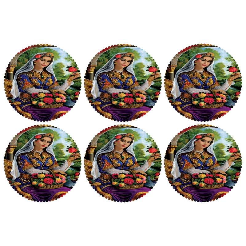 زیر لیوانی مدل C2-42328 بسته 6 عددی