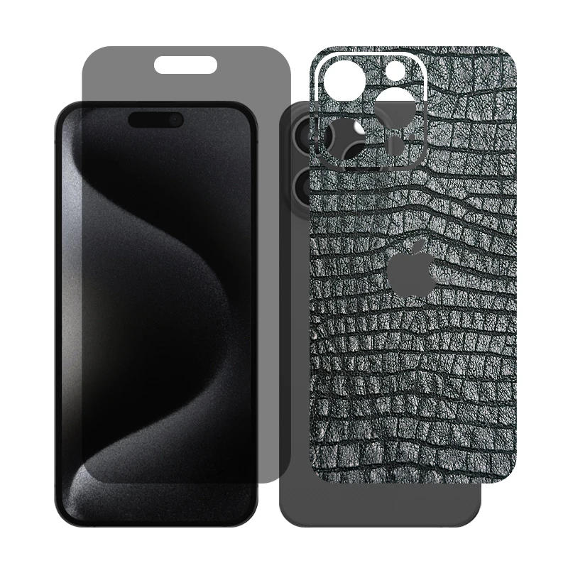 محافظ صفحه نمایش حریم شخصی گلس مدل Together مناسب برای گوشی موبایل اپل iPhone 16 Pro Max به همراه برچسب پوششی پشت گوشی