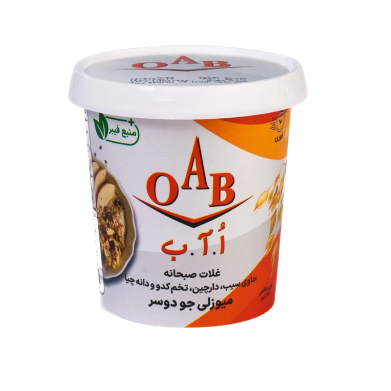 میوسلی جو دوسر سیب، دانه چیا اُ آ ب - 55 گرم
