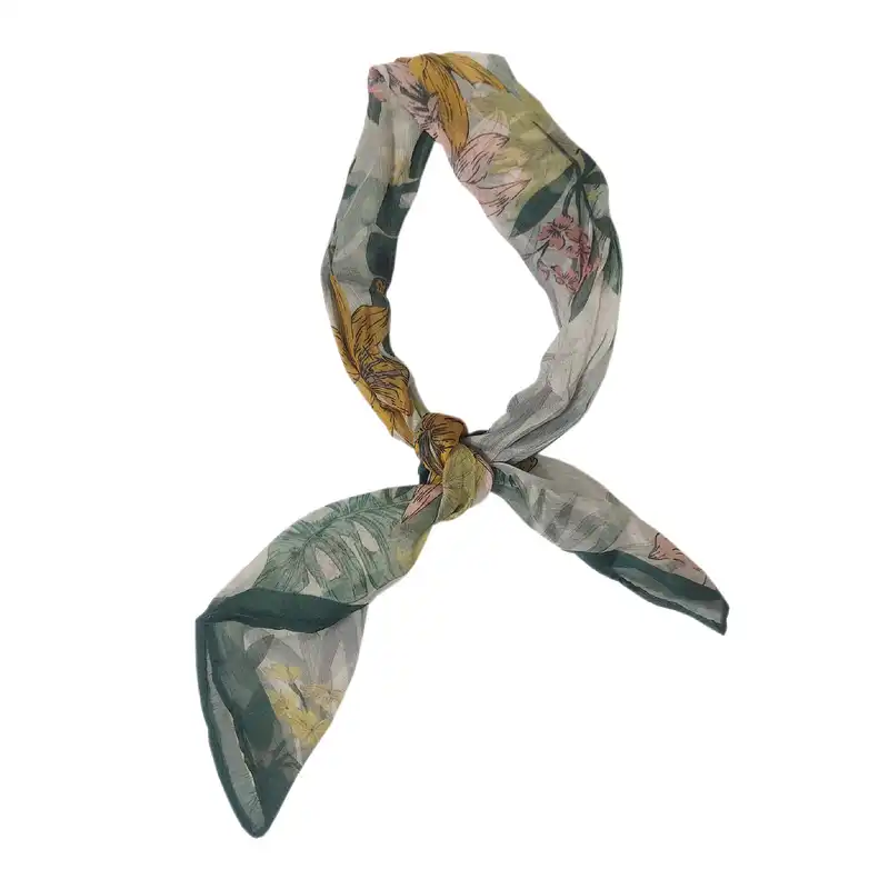 دستمال سر و گردن زنانه آی ام مدل مینی گلدار