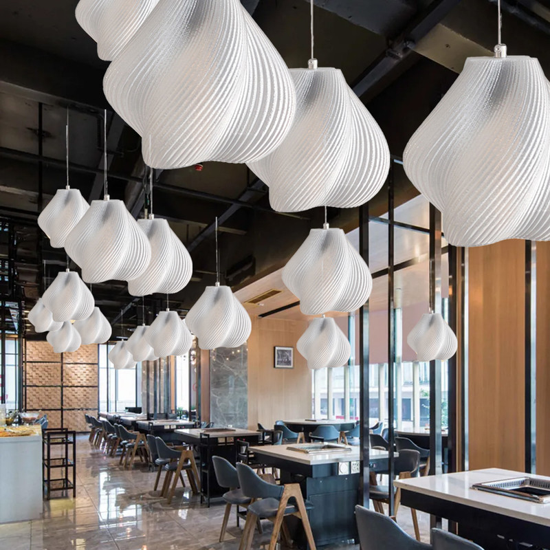 لوستر افزا سازان نمای سوم مدل خامه ای کد 25