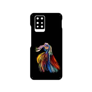 MAHOOT Rainbow Hair Digital Art Cover Sticker for Infinix Note 10 Pro