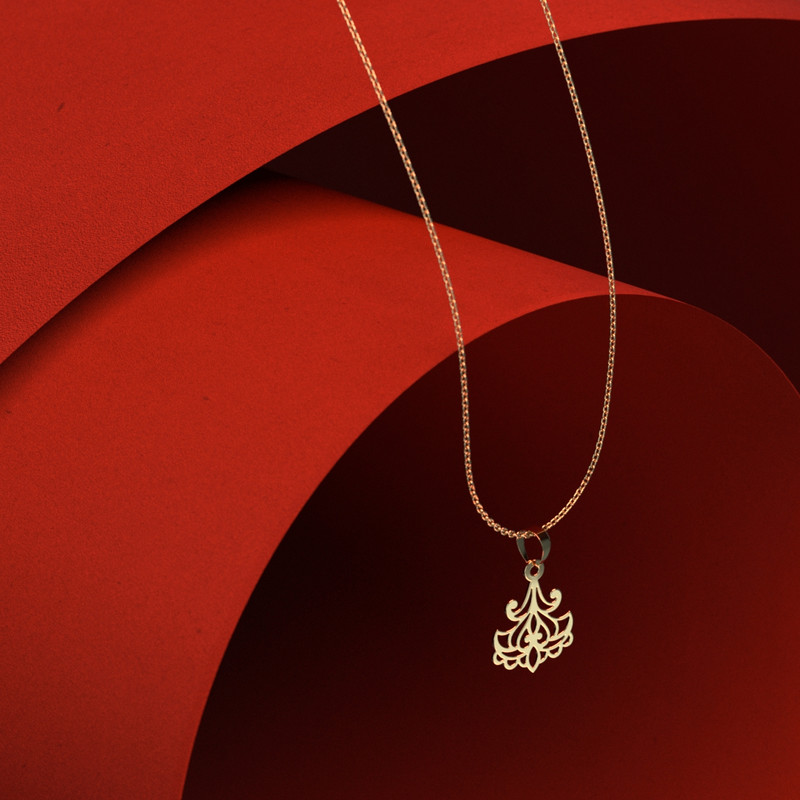 گردنبند طلا 18 عیار زنانه مدوپد مدل هندسی کد TT2-1-1189 گردنبند طلا 18 عیار زنانه مدوپد مدل هندسی کد TT2-1-1189