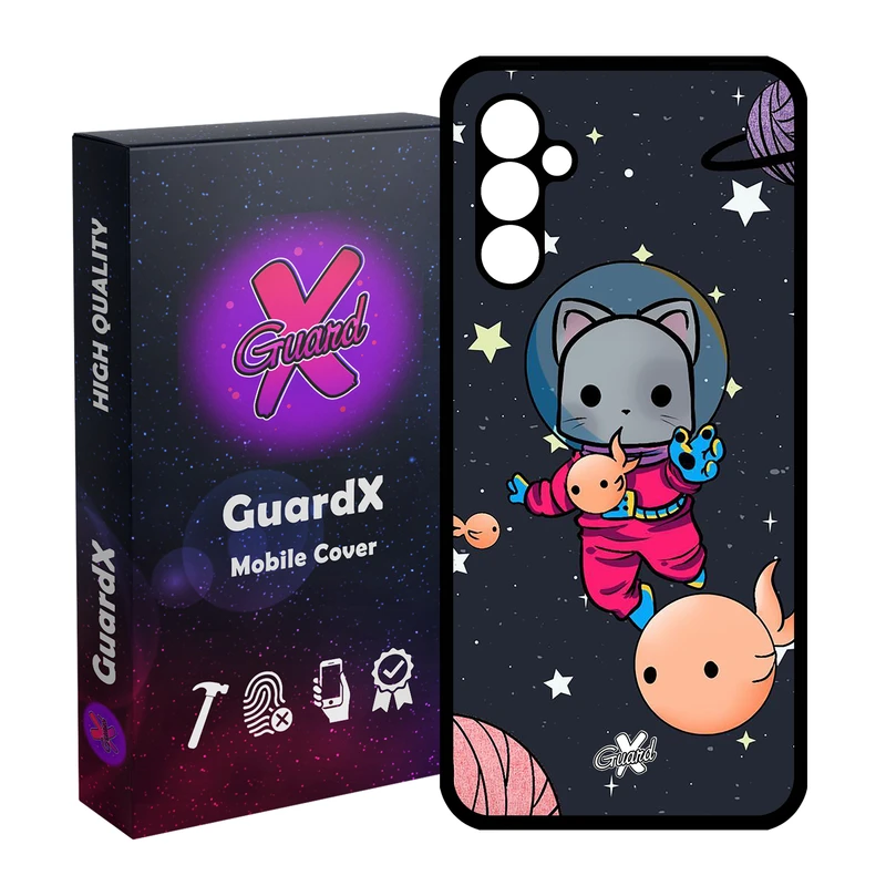 کاور گارد ایکس طرح Cat مدل Glass10044 مناسب برای گوشی موبایل سامسونگ Galaxy A24/A24 4G/M34 5G