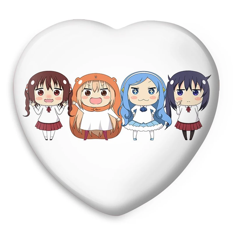 پیکسل خندالو طرح انیمه اومارو چان انیمه اوماروچان Umaru Chan مدل قلبی کد 18494