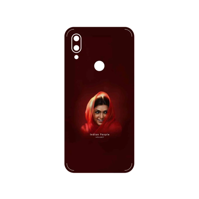 برچسب پوششی ماهوت مدل Portrait of an Indian Woman مناسب برای گوشی موبایل شیائومی Redmi 7