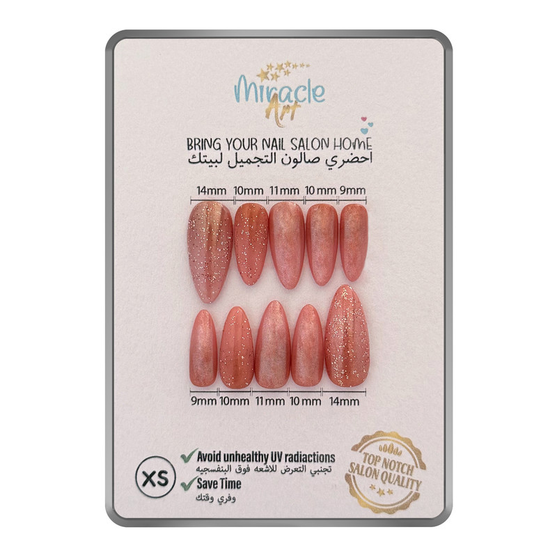 ناخن مصنوعی میراکل آرت کد 016XS بسته 10 عددی