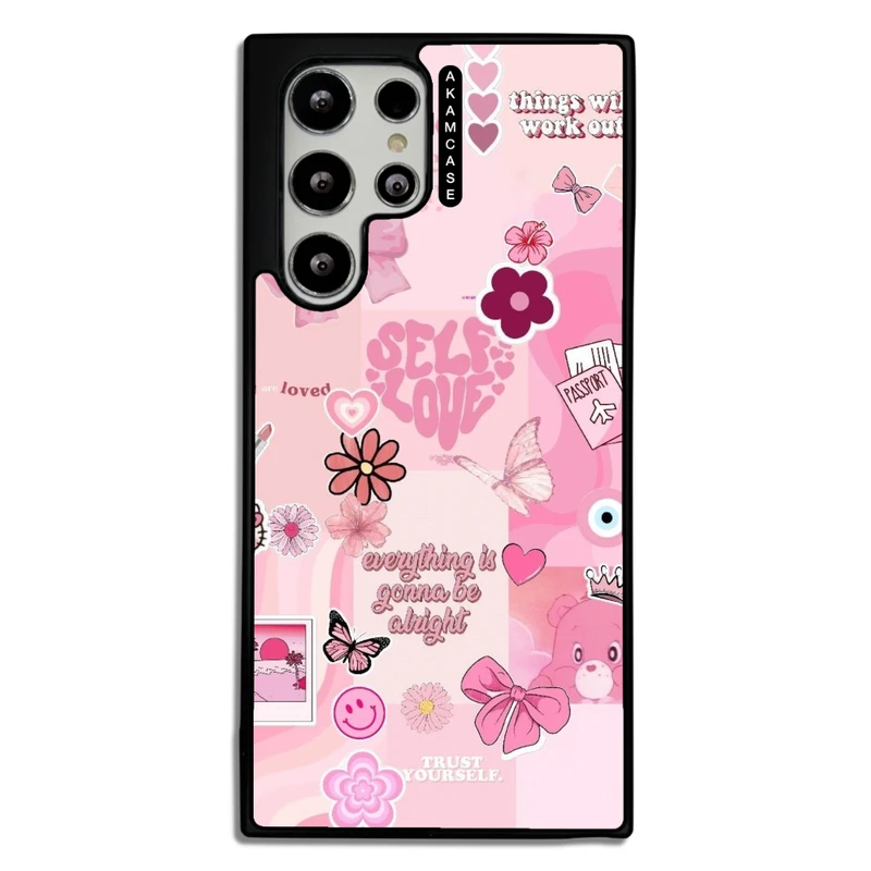 کاور آکام مدل AMC-WSGS22U-PINK-7 مناسب برای گوشی موبایل سامسونگ Galaxy S22 Ultra