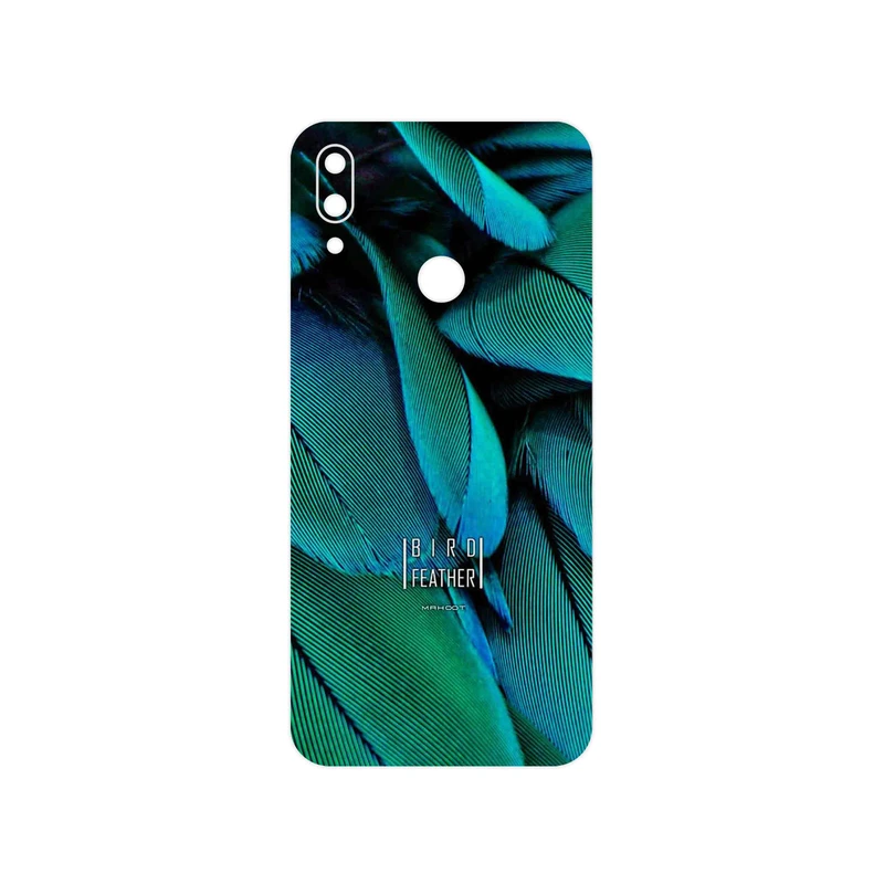 برچسب پوششی ماهوت مدل Green Feather مناسب برای گوشی موبایل شیائومی Redmi Note 7